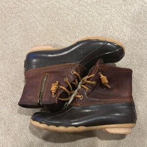 Sperry Brown and Black Rain & Snow Boots for All-Weather Adventures